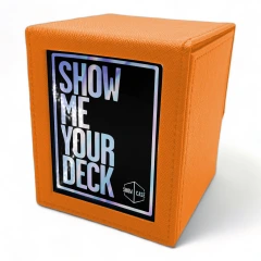 Showcase - Orange 100+ Deck Box
